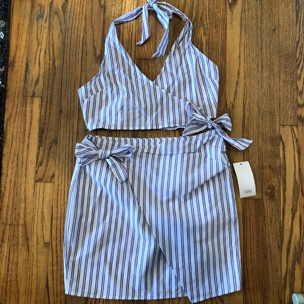 TOBI Bridget Stripe Set